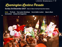 Tablet Screenshot of leamingtonlanternparade.co.uk